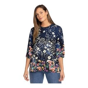 Johnny Was
The Janie Favorite Floral Puff Sleeve Top Size XL